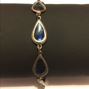 Blue Raindrop Bracelet